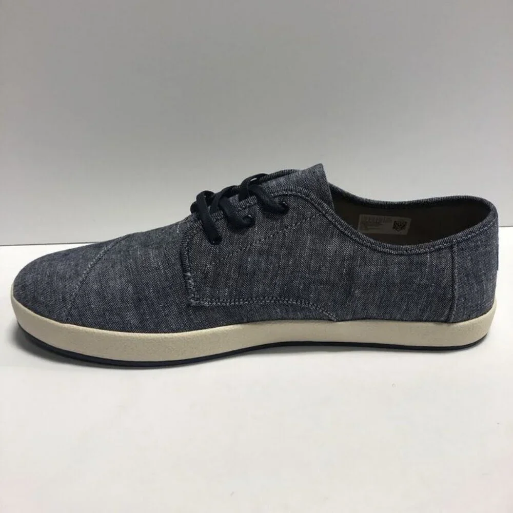 Toms Men’s Paseo, Navy Lace-Up Sneakers, Size 13M.